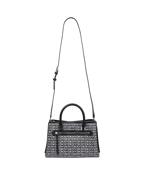 Женская сумка тоут из экокожи черная - фото 4 - Miraton