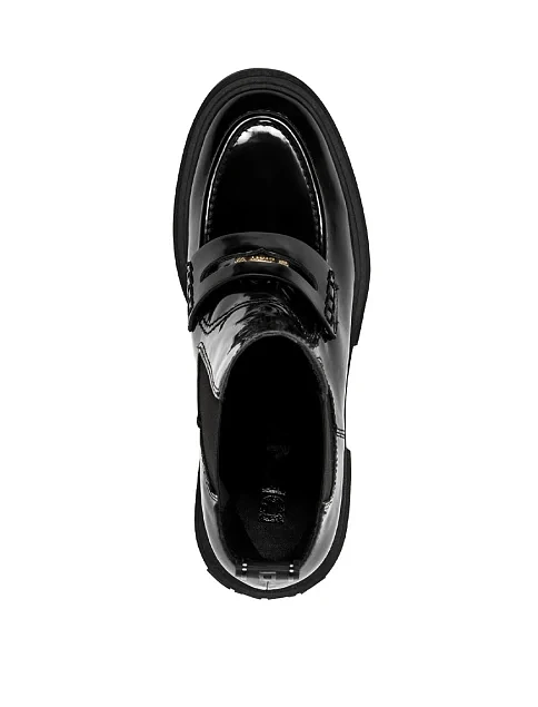 Женские ботинки челси из экокожи черные - фото 3 - Miraton