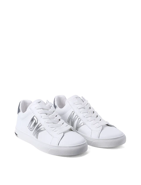 Женские кеды DKNY кожаные белые - фото 3 - Miraton