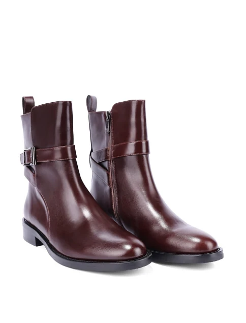 Женские ботинки MIRATON коричневые - фото 3 - Miraton