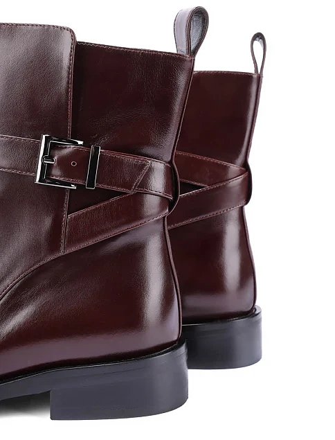 Женские ботинки MIRATON коричневые - фото 5 - Miraton