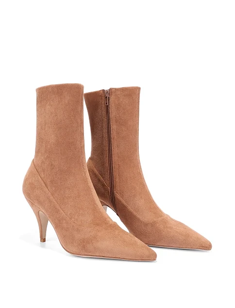 Женские ботинки JEFFREY CAMPBELL тканевые бежевые - фото 3 - Miraton