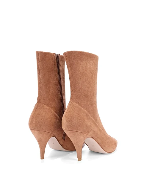 Женские ботинки JEFFREY CAMPBELL тканевые бежевые - фото 4 - Miraton