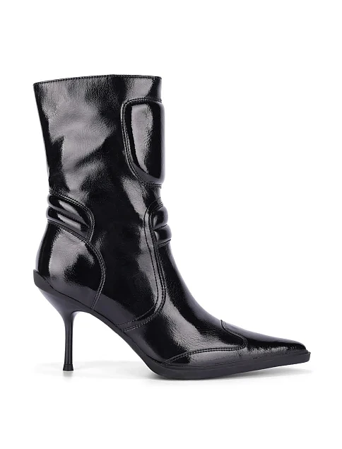 Женские ботинки JEFFREY CAMPBELL из экокожи черные - фото 2 - Miraton