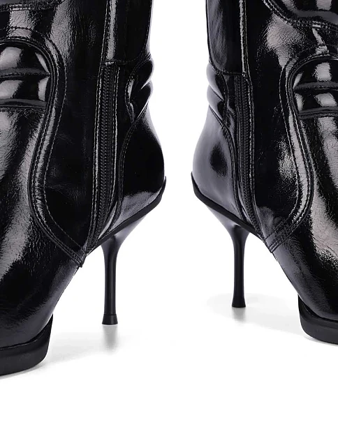 Женские ботинки JEFFREY CAMPBELL из экокожи черные - фото 3 - Miraton