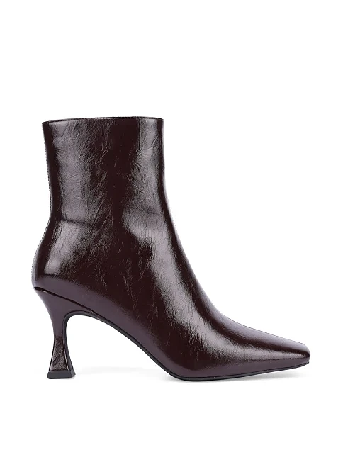 Женские ботинки JEFFREY CAMPBELL из экокожи коричневые - фото 2 - Miraton