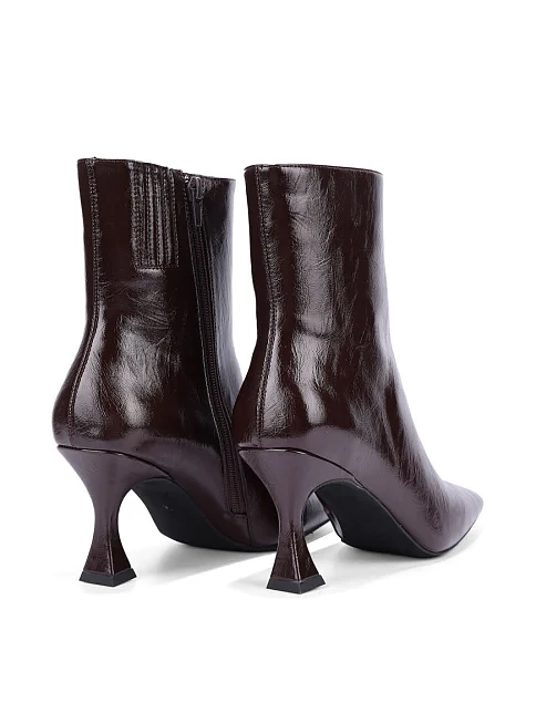 Женские ботинки JEFFREY CAMPBELL из экокожи коричневые - фото 5 - Miraton