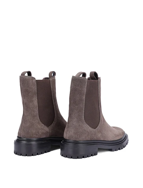 Женские ботинки челси Attizzare велюровые серые - фото 4 - Miraton