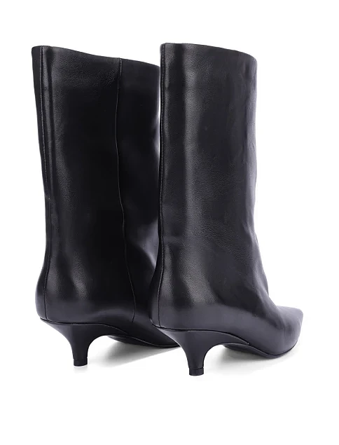 Женские ботинки MIRATON кожаные черные - фото 5 - Miraton