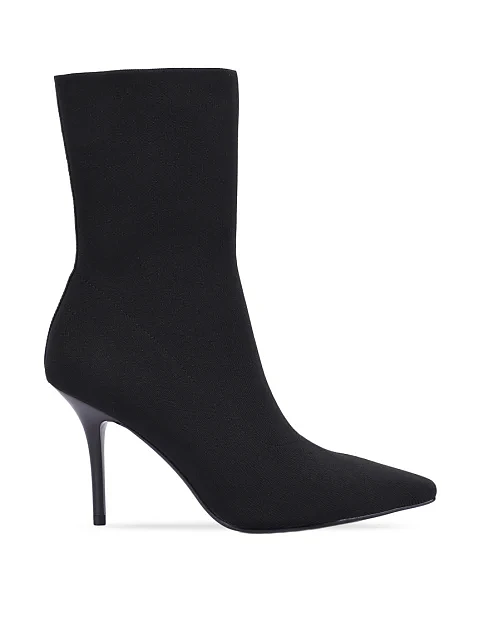 Женские ботинки MIRATON тканевые черные - фото 1 - Miraton