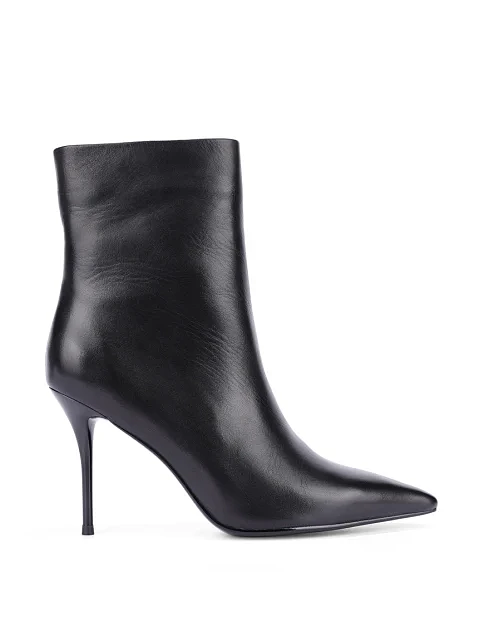 Женские ботинки Mia May кожаные черные - фото 1 - Miraton