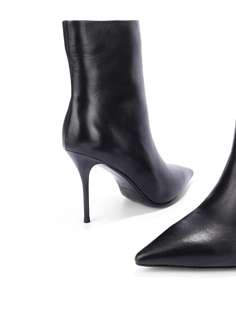 Женские ботинки Mia May кожаные черные - фото 2 - Miraton