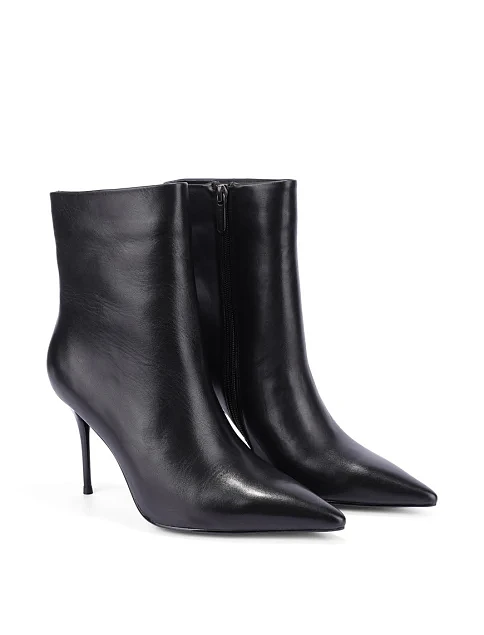 Женские ботинки Mia May кожаные черные - фото 3 - Miraton