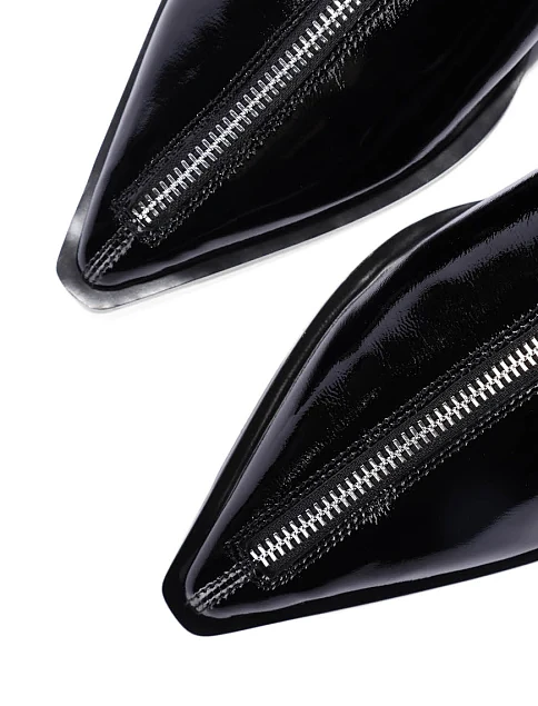 Жіночі черевики MIRATON з наплаку чорні - фото 5 - Miraton