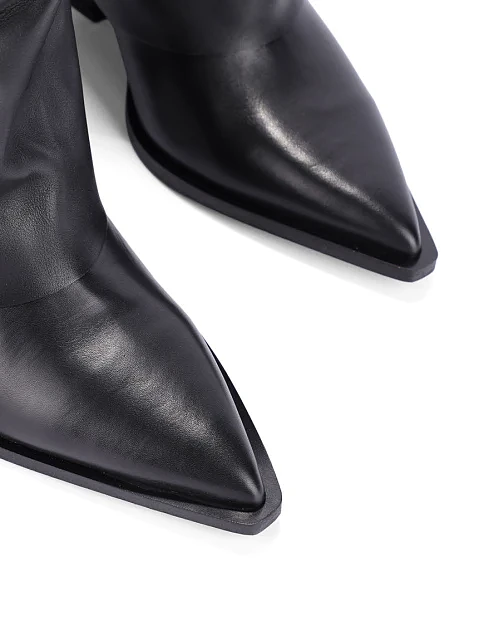 Жіночі чоботи MIMMU шкіряні чорні - фото 5 - Miraton