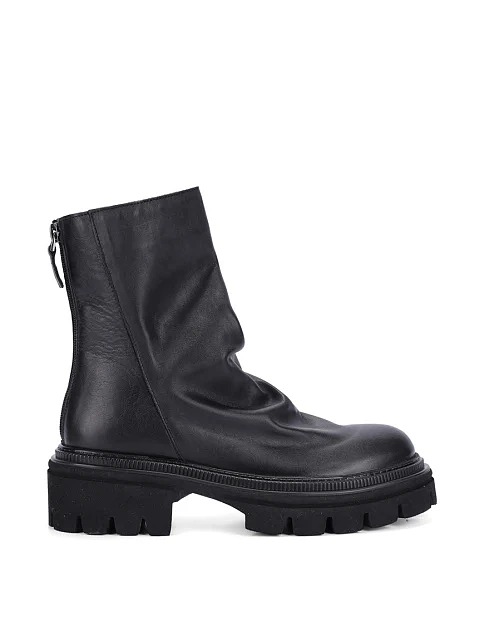 Женские ботинки MIMMU кожаные черные - фото 1 - Miraton