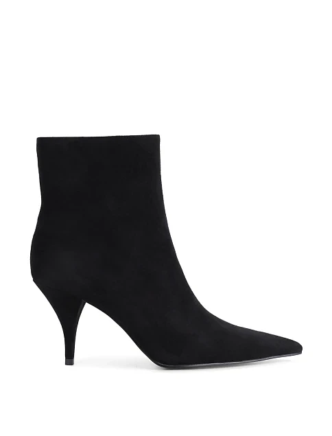 Женские ботинки MIRATON велюровые черные - фото 1 - Miraton