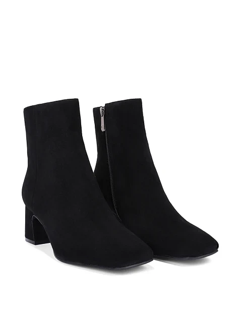 Женские ботинки Attizzare велюровые черные - фото 4 - Miraton