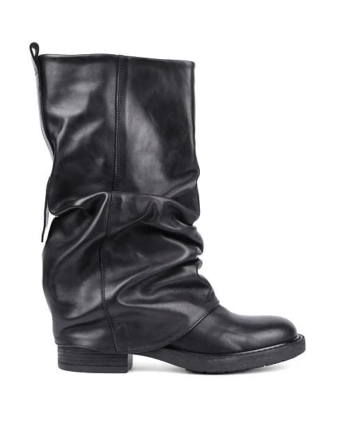 Женские ботинки MIRATON кожаные черные - фото 1 - Miraton