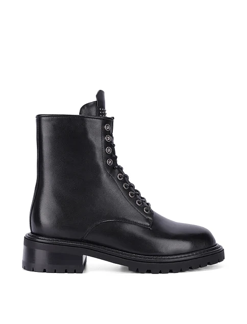 Женские ботинки Attizzare кожаные черные - фото 1 - Miraton