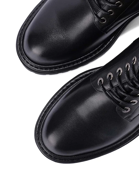 Женские ботинки Attizzare кожаные черные - фото 5 - Miraton