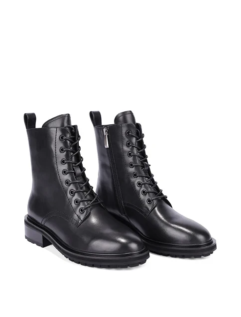 Женские ботинки Attizzare кожаные черные - фото 3 - Miraton