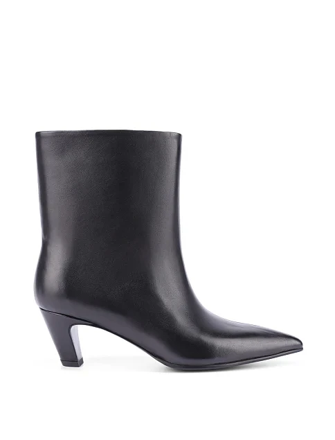 Женские ботинки MIRATON кожаные черные - фото 1 - Miraton