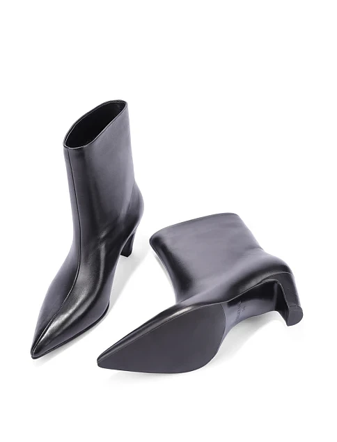 Женские ботинки MIRATON кожаные черные - фото 2 - Miraton