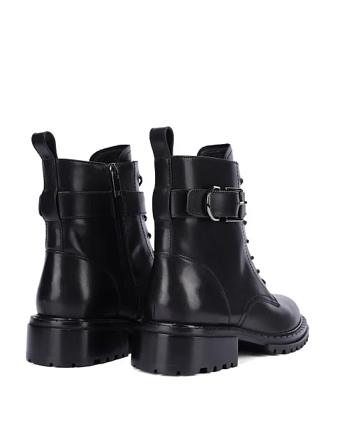 Женские ботинки MIRATON кожаные черные - фото 4 - Miraton