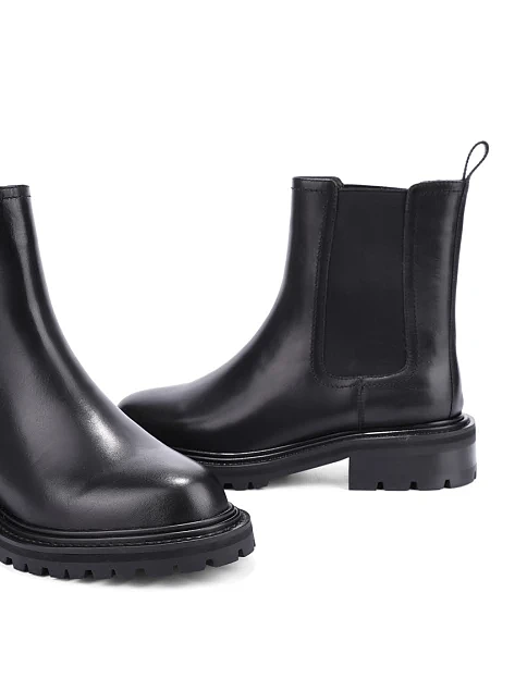 Женские ботинки челси Attizzare кожаные черные - фото 2 - Miraton