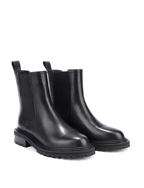 Женские ботинки челси Attizzare кожаные черные - фото 3 - Miraton