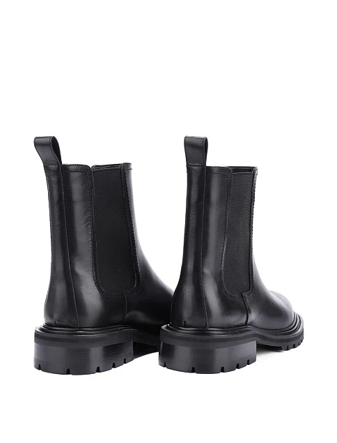 Женские ботинки челси Attizzare кожаные черные - фото 4 - Miraton