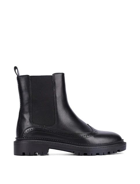 Женские ботинки челси Attizzare кожаные черные - фото 1 - Miraton