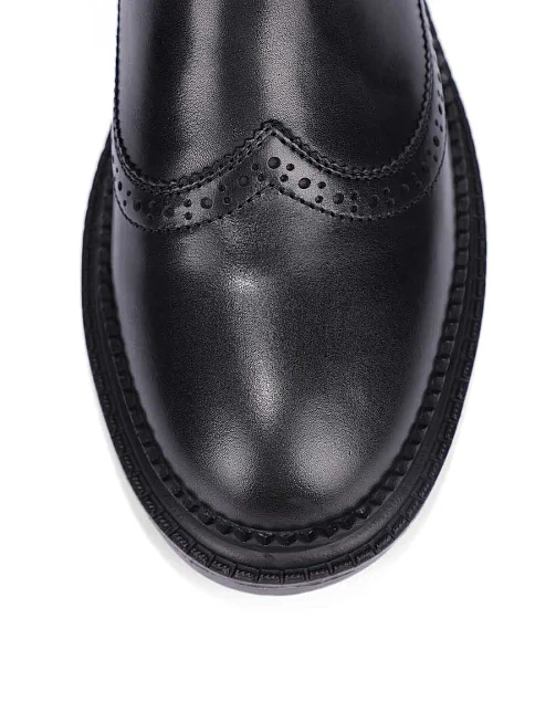 Женские ботинки челси Attizzare кожаные черные - фото 5 - Miraton