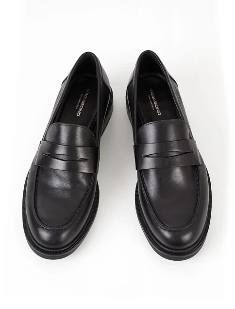 Женские туфли Vagabond кожаные черные - фото 4 - Miraton