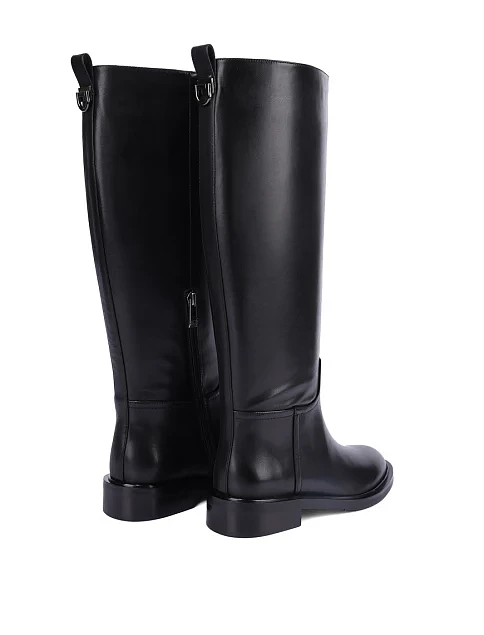 Женские сапоги Attizzare кожаные черные - фото 4 - Miraton