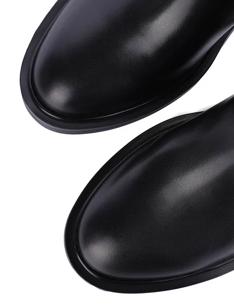 Женские сапоги Attizzare кожаные черные - фото 5 - Miraton