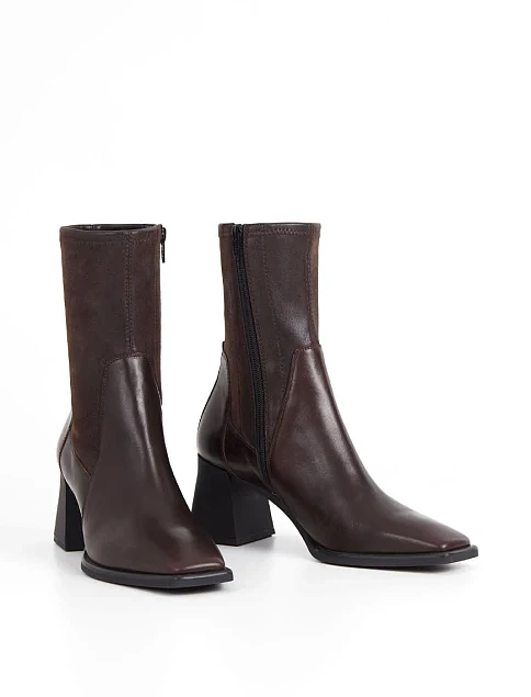 Женские ботинки Vagabond кожаные коричневые - фото 2 - Miraton