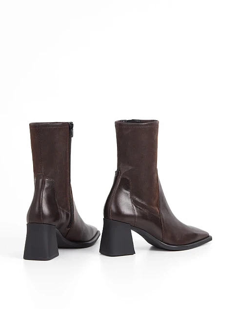 Женские ботинки Vagabond кожаные коричневые - фото 3 - Miraton