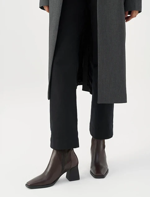 Женские ботинки Vagabond кожаные коричневые - фото 5 - Miraton