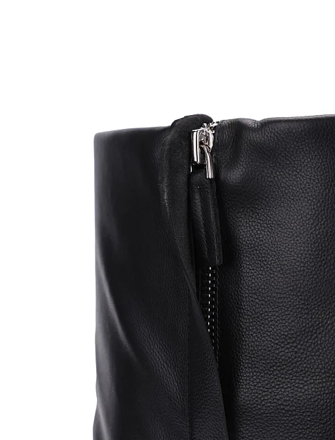 Женские ботинки MIRATON кожаные черные - фото 2 - Miraton