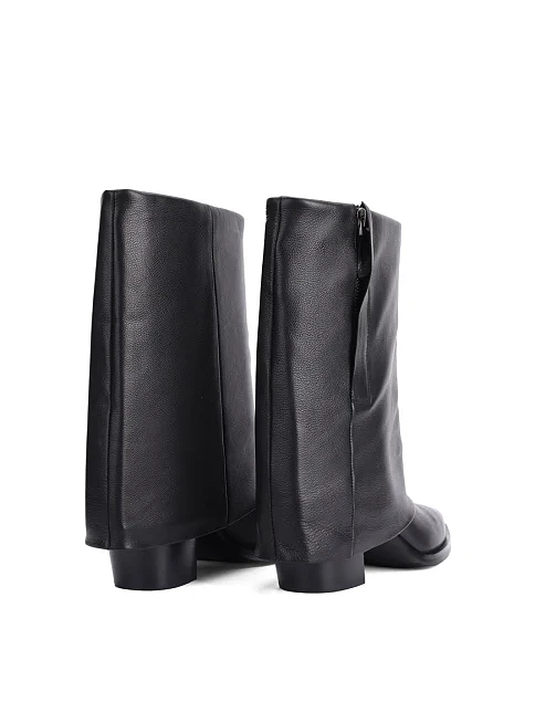 Женские ботинки MIRATON кожаные черные - фото 4 - Miraton