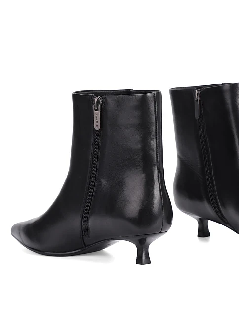 Женские ботинки MiaMay кожаные черные - фото 2 - Miraton