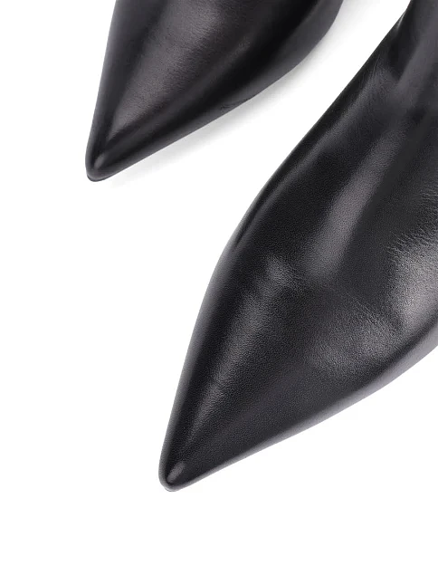 Женские ботинки MiaMay кожаные черные - фото 5 - Miraton