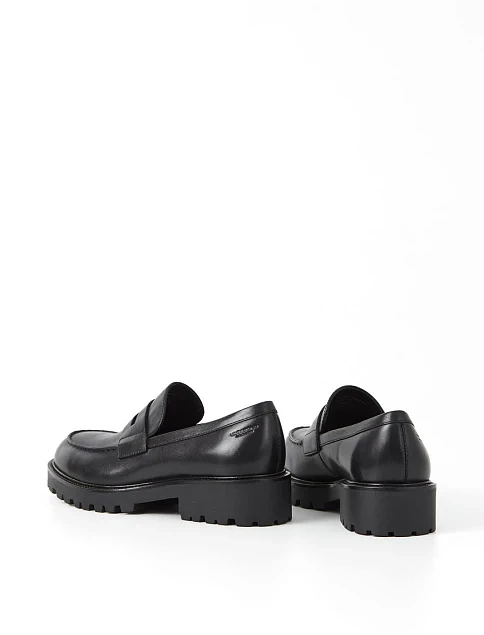 Женские туфли Vagabond кожаные черные - фото 3 - Miraton