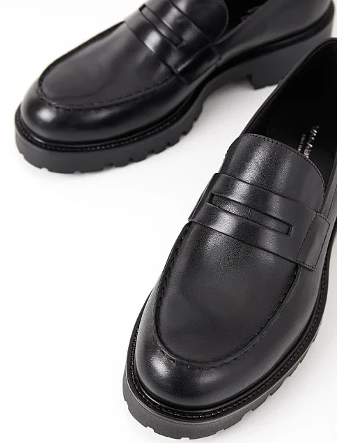 Женские туфли Vagabond кожаные черные - фото 4 - Miraton