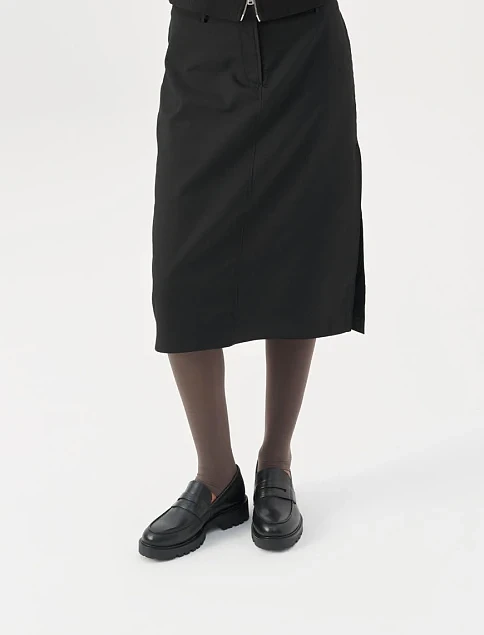 Женские туфли Vagabond кожаные черные - фото 6 - Miraton