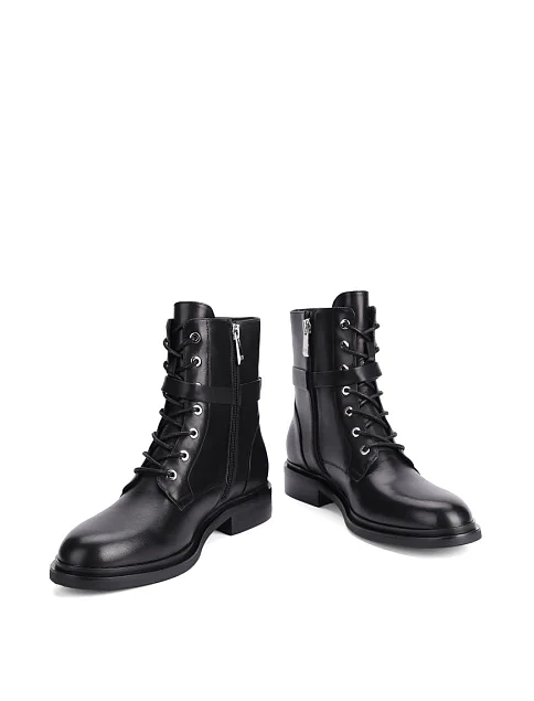 Женские ботинки Attizzare кожаные черные - фото 2 - Miraton