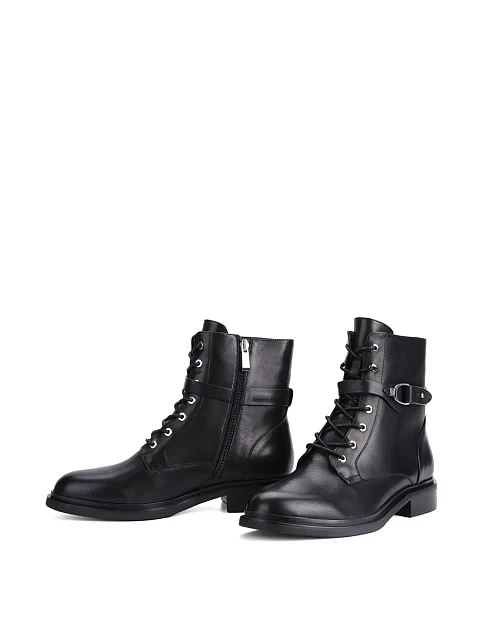 Женские ботинки Attizzare кожаные черные - фото 5 - Miraton