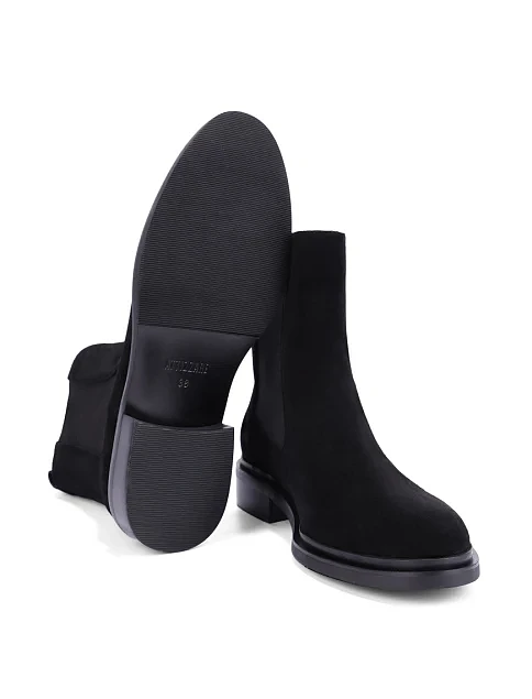 Женские ботинки челси Attizzare велюровые черные - фото 2 - Miraton